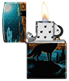 Zippo 49459 Wolf In Moon Design Çakmak