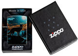 Zippo 49459 Wolf In Moon Design Çakmak