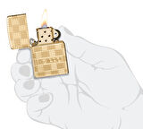 Zippo 169 Zippo Basketweave Design Çakmak