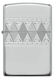 Zippo 26 SS Diamond Pattern Design Çakmak