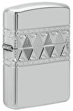 Zippo 26 SS Diamond Pattern Design Çakmak