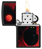 Zippo 218 Black Cat Design Çakmak