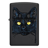 Zippo 218 2022 Pff Black Cat Design Çakmak