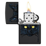 Zippo 218 2022 Pff Black Cat Design Çakmak