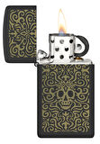 Zippo 1618 Skull Filigree Design Çakmak
