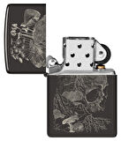 Zippo 24756 Skull Mushroom Design Çakmak