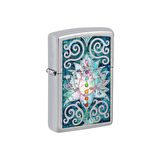 Zippo Çakmak 48592 Lotus Flower Design