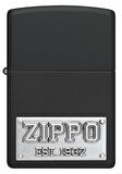 Zippo 218 Zippo Licensed Plate Emblem Çakmak
