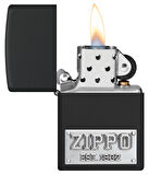 Zippo 218 Zippo Licensed Plate Emblem Çakmak