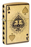 Zippo 48458 Ace Of Spades Design Çakmak