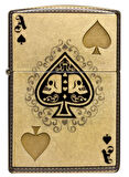 Zippo 48458 Ace Of Spades Design Çakmak