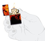 Zippo 48458 Campfire Design Çakmak
