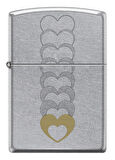 Zippo Heart Pattern Design Çakmak