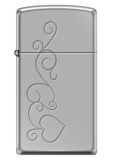Zippo Swirly Heart Design 2 Çakmak