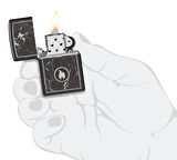 Zippo 24756 Marble Flame Design Çakmak