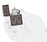 Zippo 24095 Elegant Pattern Design Çakmak