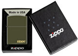 ZIPPO ÇAKMAK 221 ZIPPO LOGO HAKİ 3 NUMARA