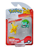 Pokemon Battle Figür Pikachu ve Bulbasaur PKW3281