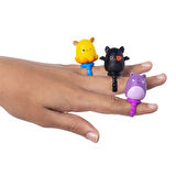 Squishmallows Squish-a-longs 3 Figür + Yüzük Çantalı Sürpriz Paket Seri 1