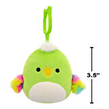Squishmallows Papağan Wolfe 9cm Klipsli CP00483