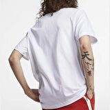Nike M Nsw Club Tee Erkek Beyaz T-shirt - AR4997-1
