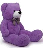 Oyuncak 80 Cm Papyonlu Peluş Ayıcık- İthal Kumaş - Premium Koleksiyon Hediyelik Ayı (% 100 YERLİ)