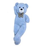 Oyuncak 80 Cm Papyonlu Peluş Ayıcık- İthal Kumaş - Premium Koleksiyon Hediyelik Ayı (% 100 YERLİ)