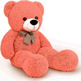 Oyuncak 80 Cm Papyonlu Peluş Ayıcık- İthal Kumaş - Premium Koleksiyon Hediyelik Ayı (% 100 YERLİ)