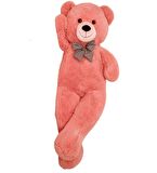 Oyuncak 80 Cm Papyonlu Peluş Ayıcık- İthal Kumaş - Premium Koleksiyon Hediyelik Ayı (% 100 YERLİ)