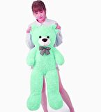 Oyuncak 80 Cm Papyonlu Peluş Ayıcık- İthal Kumaş - Premium Koleksiyon Hediyelik Ayı (% 100 YERLİ)