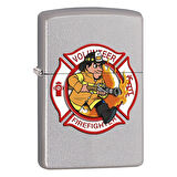Zippo Volunteer Fire Dept Reg Satin Chrome Çakmak - 49007-00062-MODEL21
