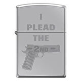 Zippo Plead The 2nd High Polish Chrome Çakmak