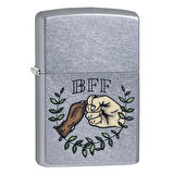 Zippo Paw Bump Design Street Chrome Pocket Çakmak - 49007-00063-MODEL20