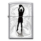 Zippo Basketball Player Shadow Street Chrome Çakmak - 49007-00063-MODEL31