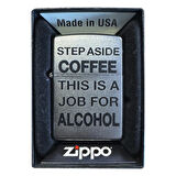 Zippo Setep Asıde Coffee Thıs Is A Job For Alcohol Çakmak - 49007-00063-MODEL37