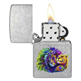 Zippo Lion Design Windproof Çakmak - 49007-00071-MODEL17