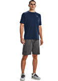 Under Armour O Yaka Düz Lacivert - Gri Erkek T-Shirt 1326413-UA Tech 2.0 SS Tee