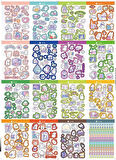 Sevimli Tavşan Temalı Sticker Kitapçığı (GGK-PM001)