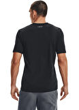 Under Armour O Yaka Düz Siyah - Gri Erkek T-Shirt 1329582-UA TEAM ISSUE WORDMARK SS