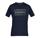A1329582-408-408 Under Armour Ua Team Issue Wordmark Ss Erkek T-Shirt Siyah