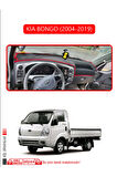 Kia Bongo 2004-2019 Torpido Koruma  Halısı -  Kırmızı Kenar