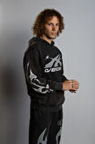 Overdrive Yıkamalı Kalın Sweatshirt