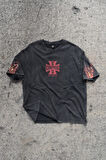 West Coast Choppers  '' Hot Road'' Oversize Yıkamalı T-shirt