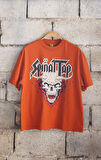 Spinal Tap Retro Rock Oversize Unisex Kısa Kol Turuncu T-Shirt