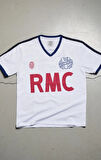 Olympique Marseille Jersey Beyaz Futbol Forması 1984/85