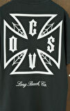 Long Beach Visual Studio Gothic Oversize Kısa Kol Tshirt