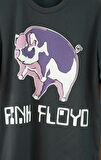 Pink Floyd "Flying Pig" Retro Rock Regular Fit Kısa Kol Tshirt