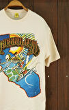 The Graceful Dead Surfer Oversize Kısa Kollu Off White TShirt