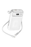 Dahili Çoklu Kablolu Hızlı Şarj Powerbank 10.000 Mah PD 20W + 22.5W 15W Dijital Göstergeli Powerbank