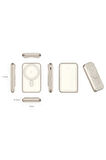 15w-20w Magsafe powerbank iphone-samsung uyumlu 10.000 Mah Pd Hızlı sarj Özellikli Krem Powerbank